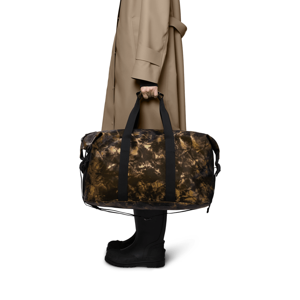 RAINS Hilo Weekend Bag W3 waterproof mottled brown Muddy