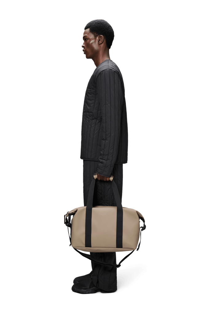 rains hilo weekender bag small waterproof carry on beige
