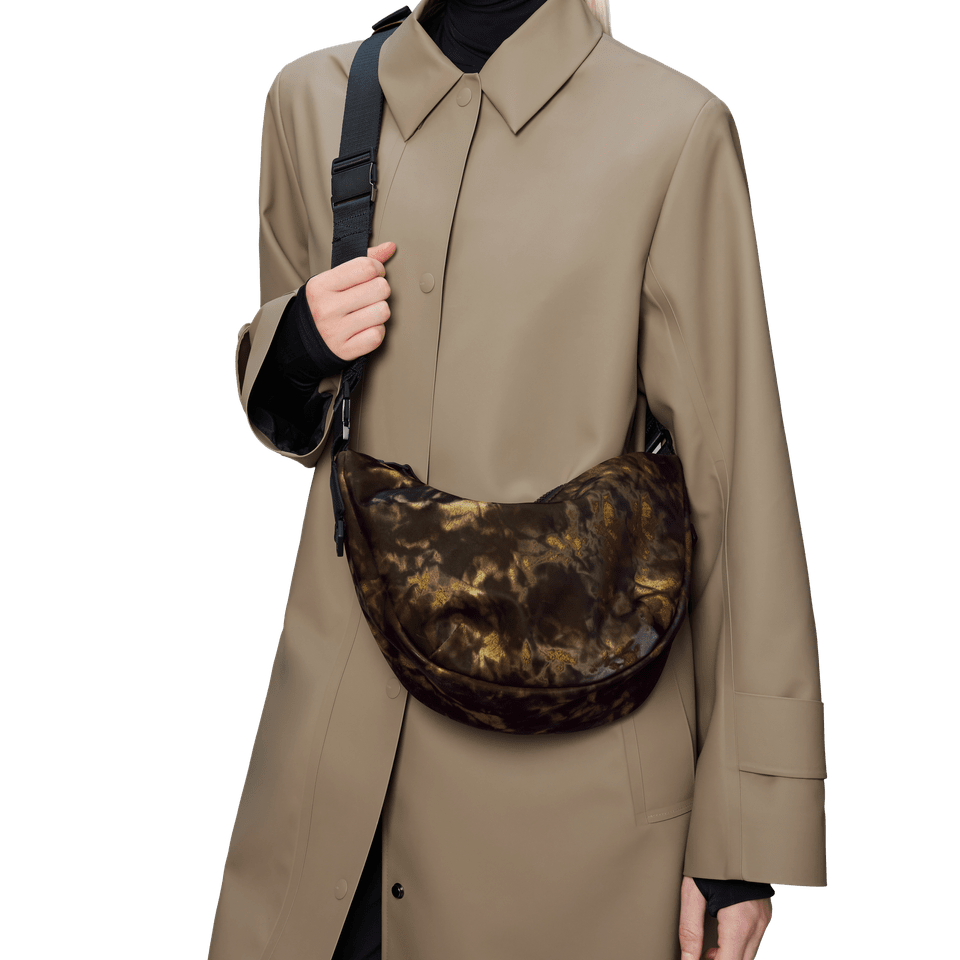 Rains Valera Shoulder cross body Bag muddy  brown mottled waterproof 