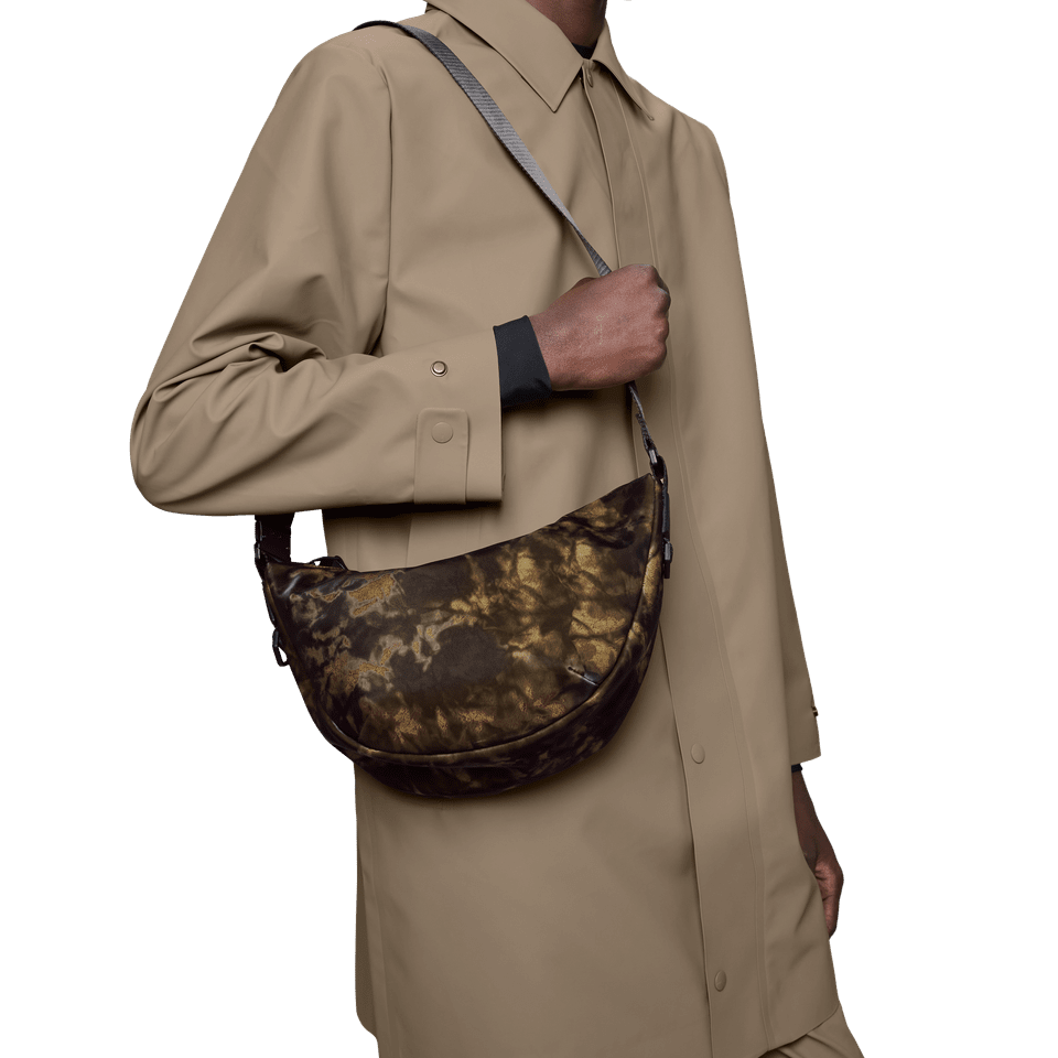 Rains Valera Shoulder cross body Bag muddy  brown mottled waterproof 