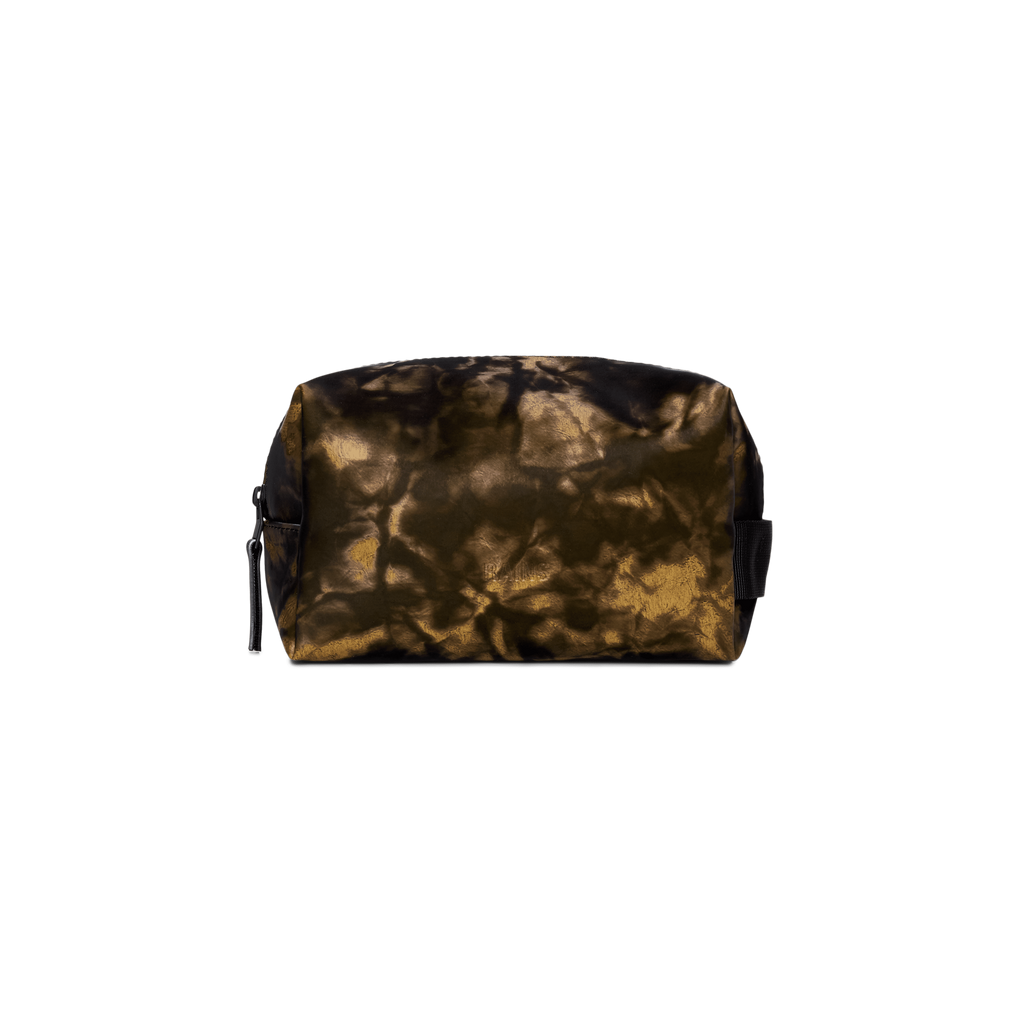 RAINS Wash Bag Small waterproof mottled brown Muddy