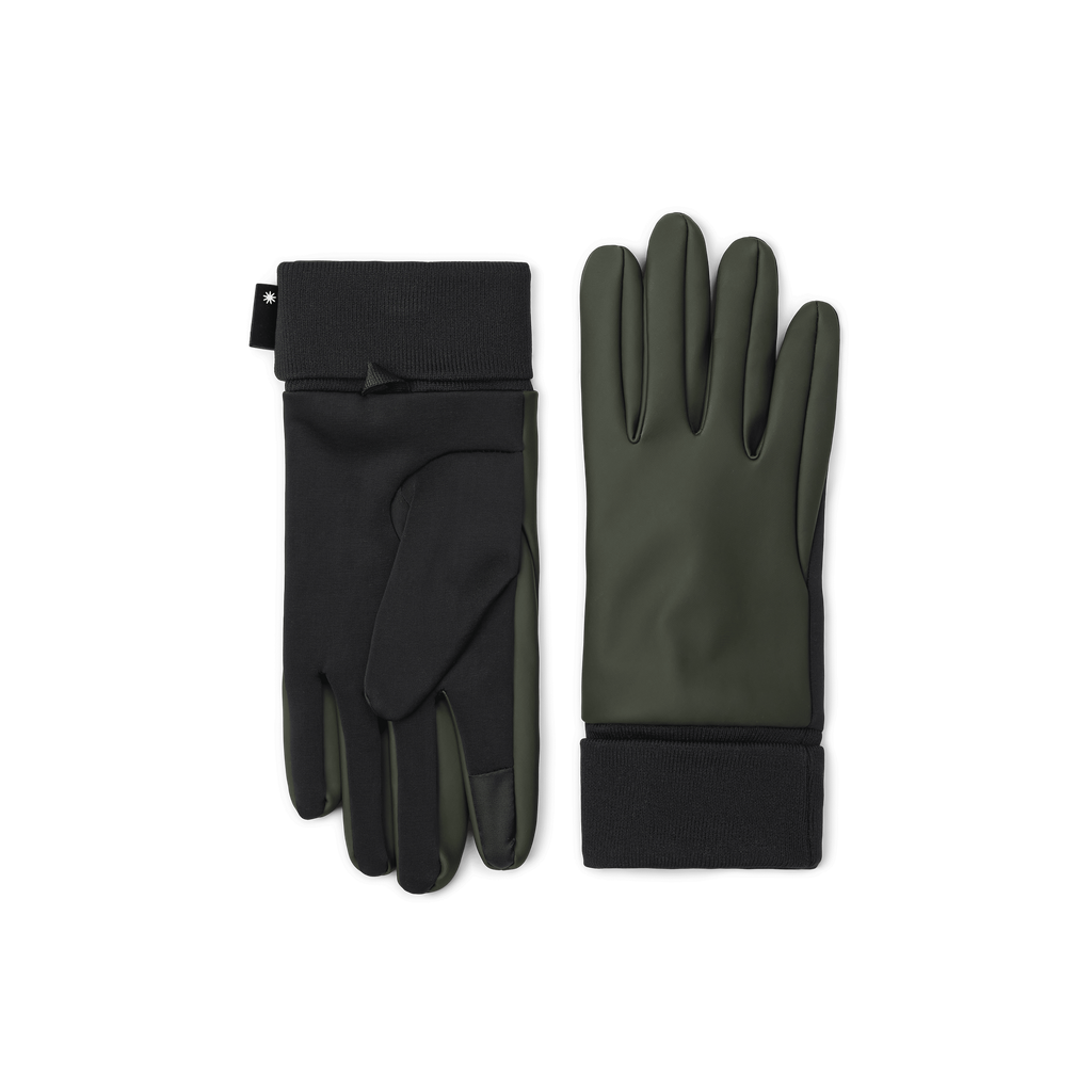 classic waterproof gloves by Rains GREEN