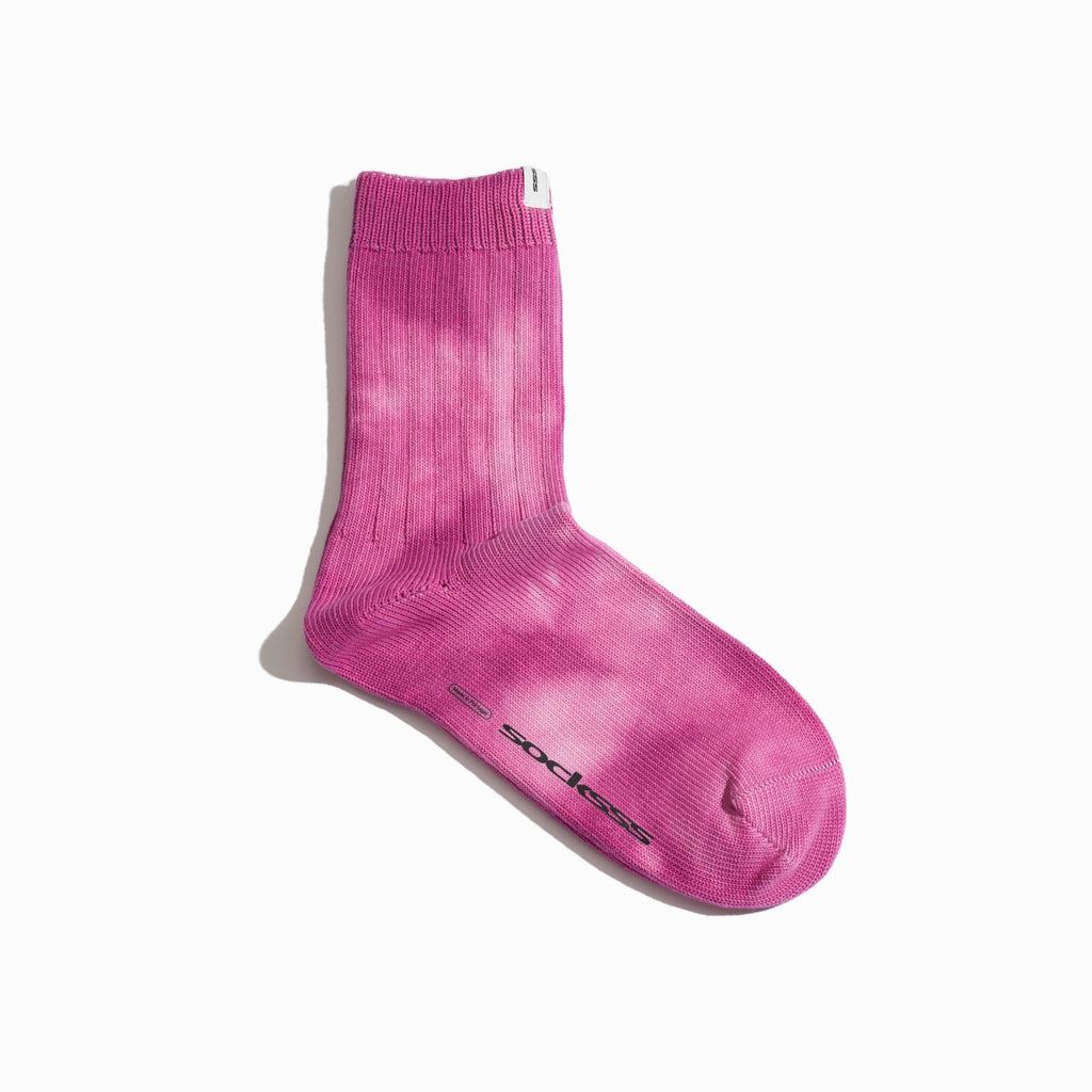 pink tie dye cotton ankle socks by Socksss