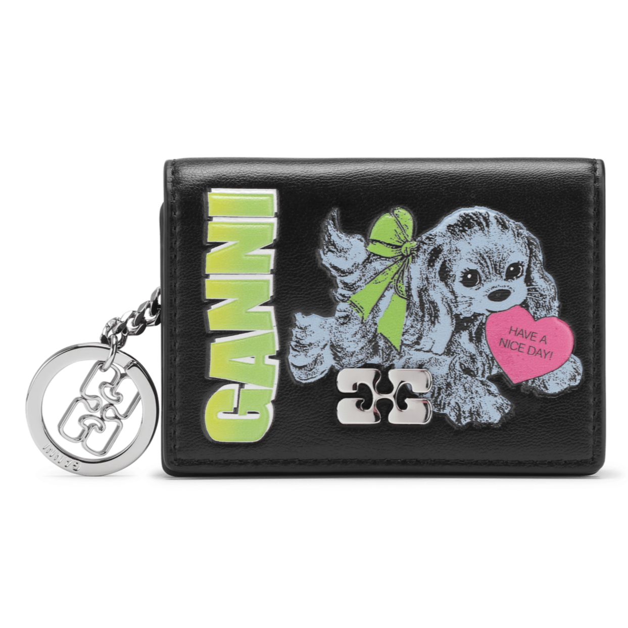 BOU CARD-HOLDER WITH FLAP | BLACK PUPPY – PAVEMENT BOU CARD-HOLDER WITH FLAP | BLACK PUPPY – PAVEMENT