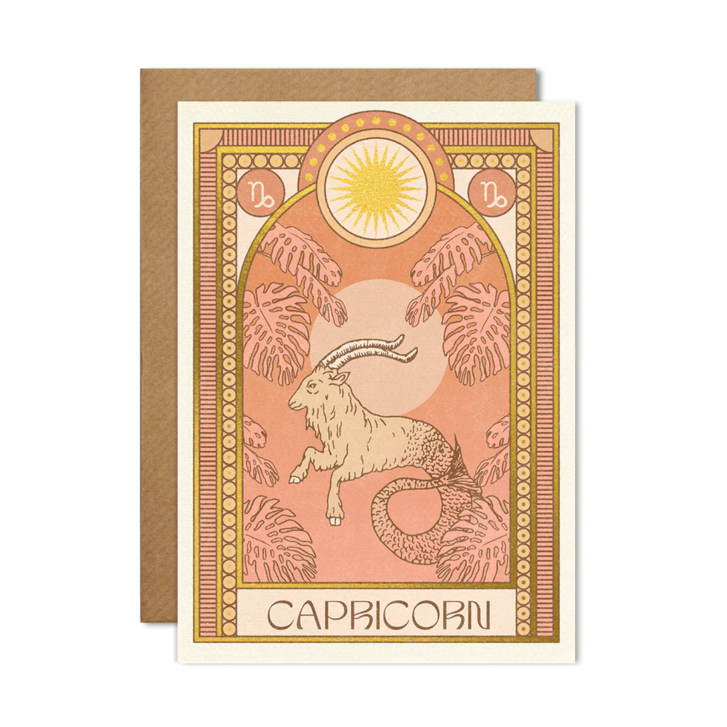 cai & jo zodiac horoscope greeting card capricorn