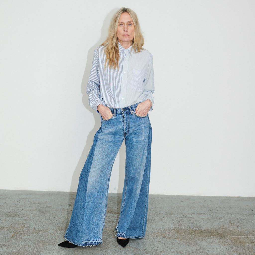 ELV denim freya wide leg slouchy low waist sustainable denim jeans