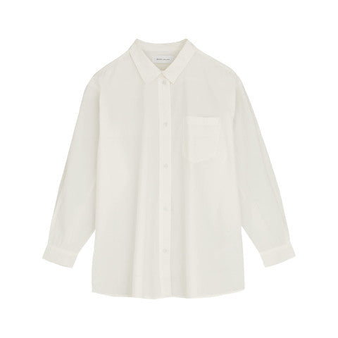 SKALL STUDIO light cream off white oversized edgar shirt button down
