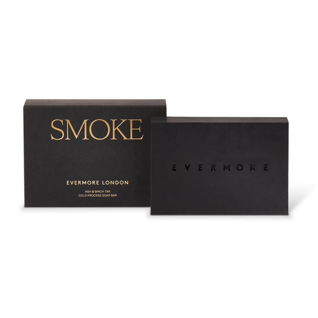 Smoke scented cold press soap by Evermore London