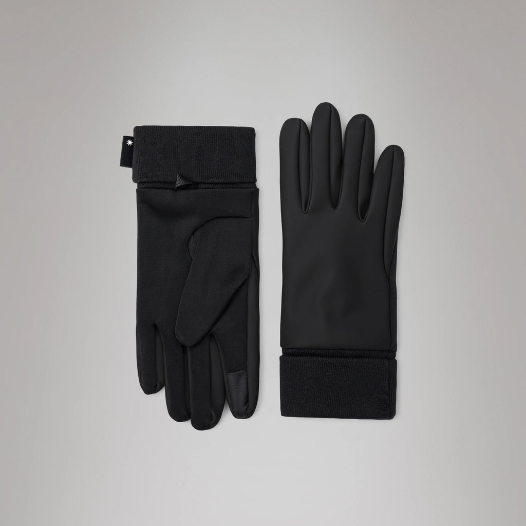 classic waterproof gloves by Rains BLACK