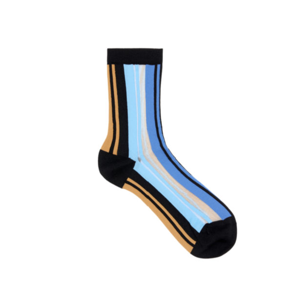 blue stripe Iggy socks by Stine Goya