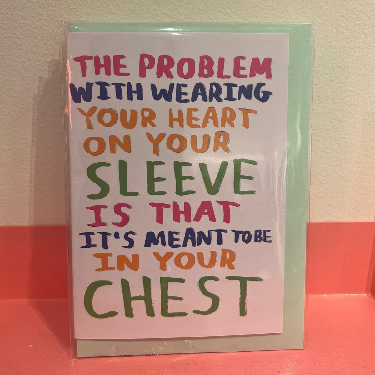 Wearing your heart on your sleeve christmas sweater