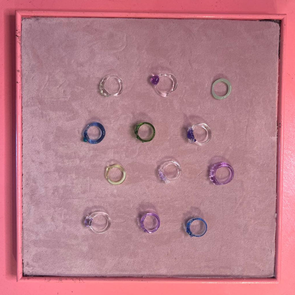 SEVEN london handmade glass ring