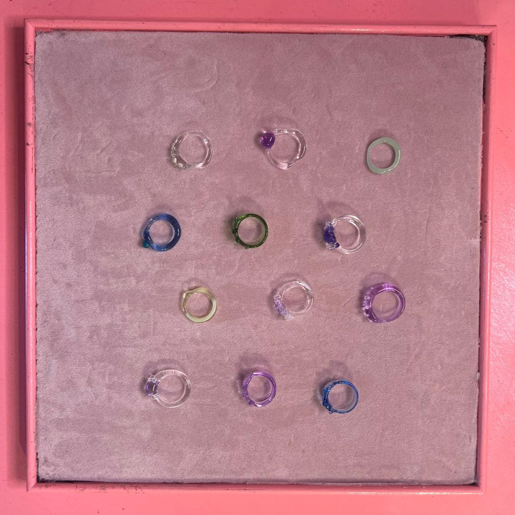 SEVEN london handmade glass ring