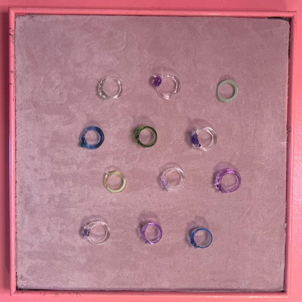 seven london handmade glass ring