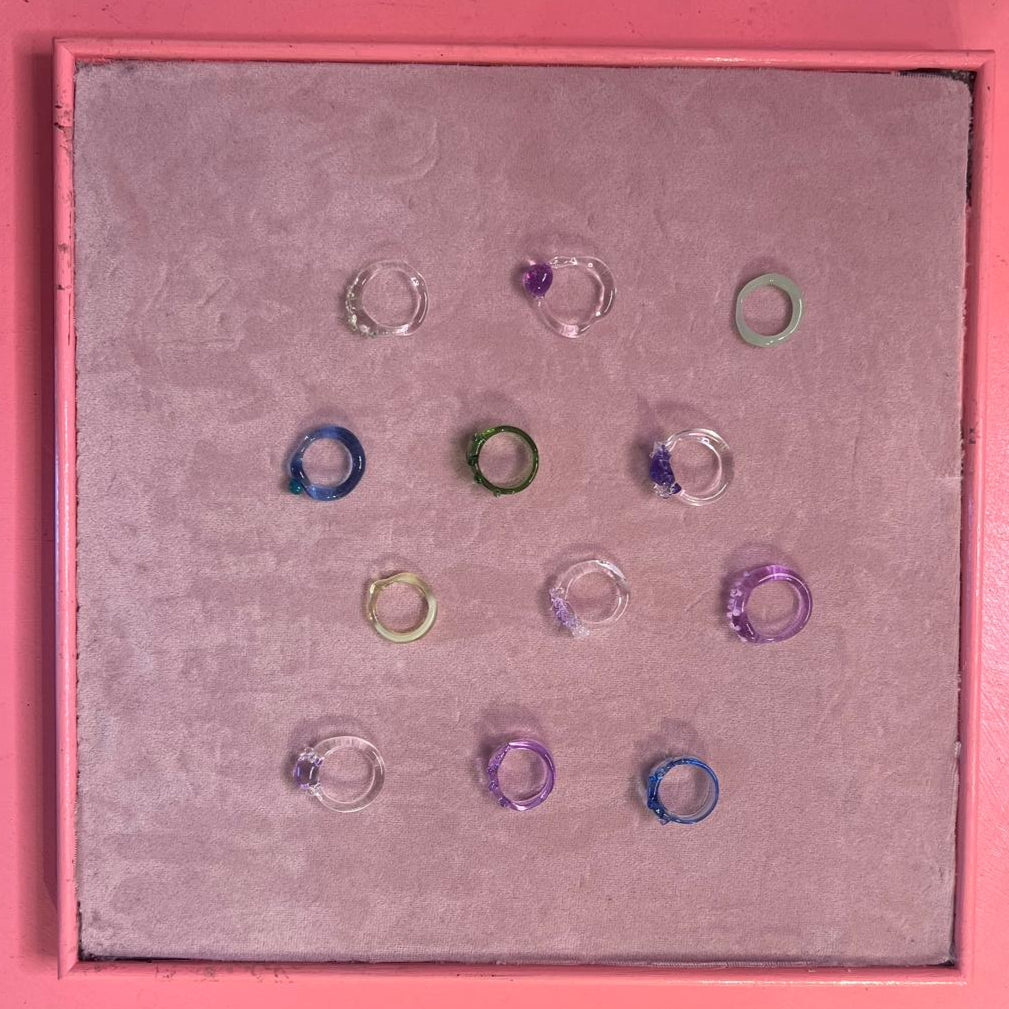 SEVEN london handmade glass ring