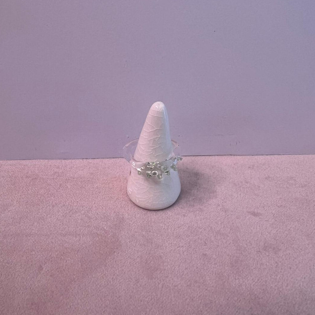 seven london glass handmade ring