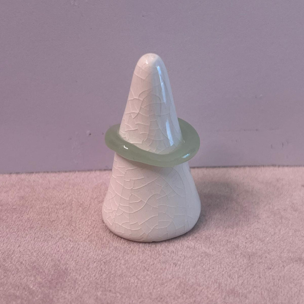 Handmade glass ring by SEVEN London