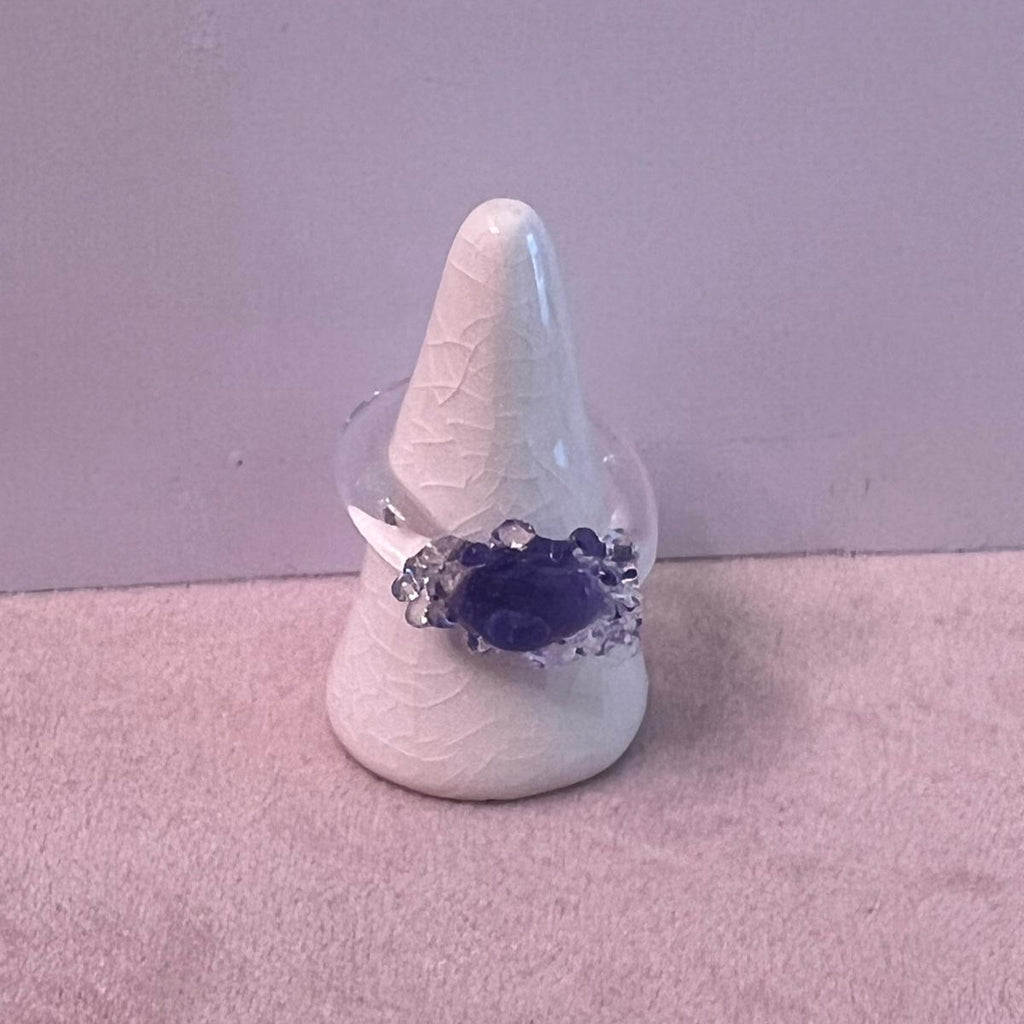 SEVEN london handmade glass ring