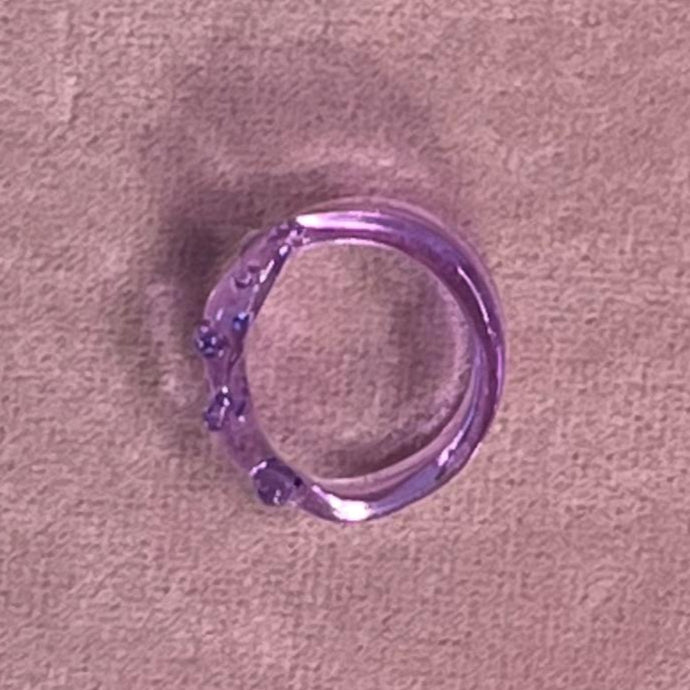 SEVEN london handmade glass ring