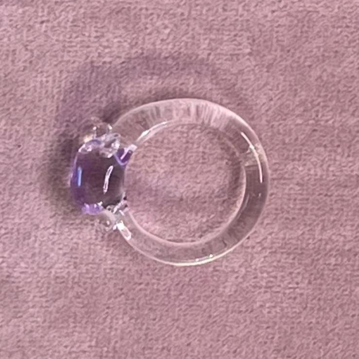 SEVEN london handmade glass ring