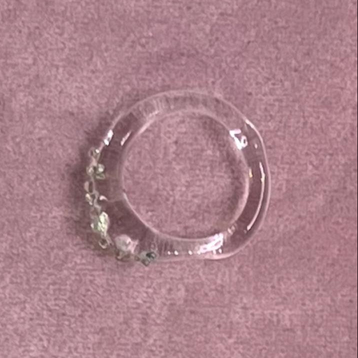 seven london glass handmade ring