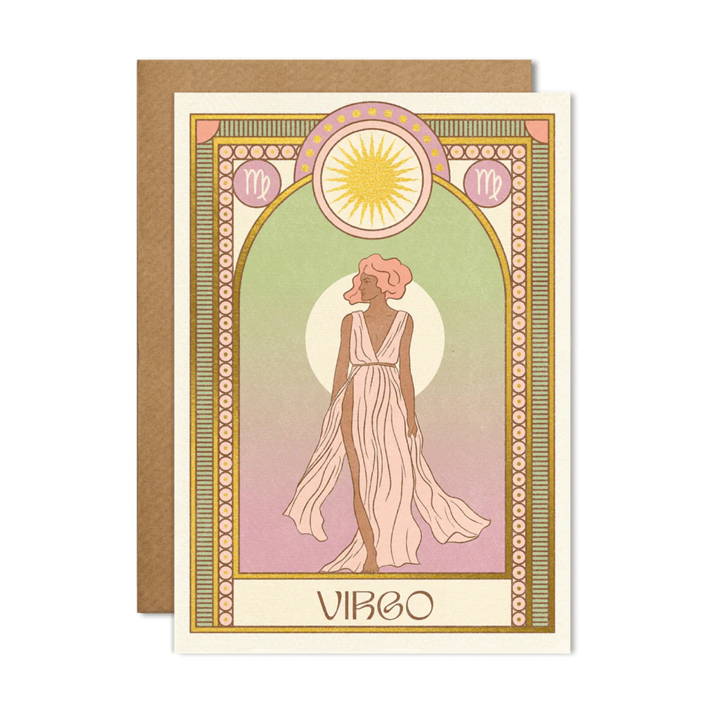 cai & jo zodiac horoscope greeting card virgo