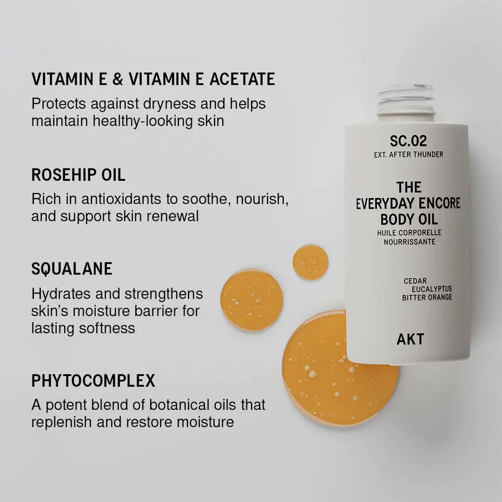 AKT The Everyday Encore dry Body Oil AFTER THUNDER