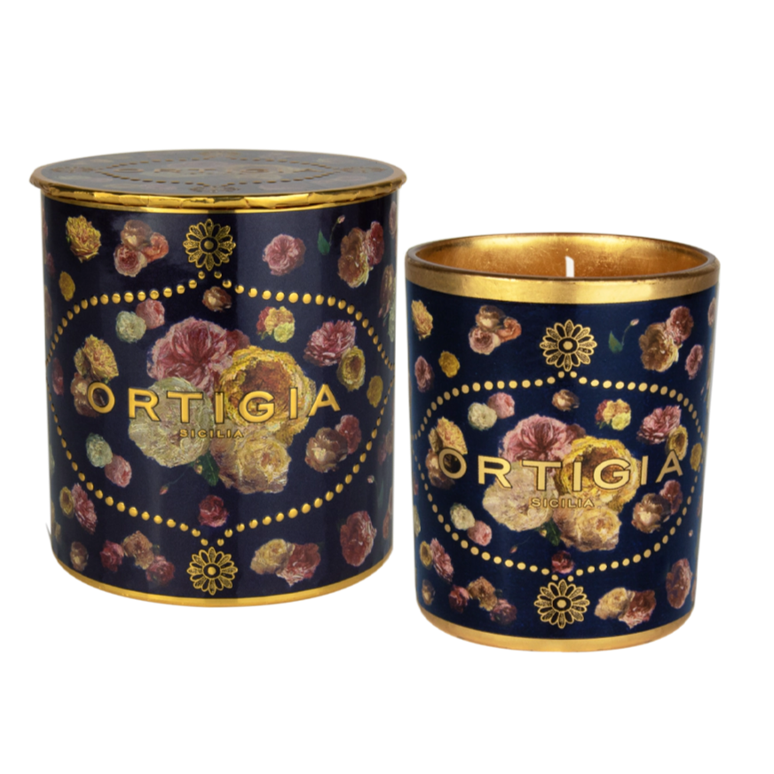 Ortigia ROSE ANTICHE Decorated Candle