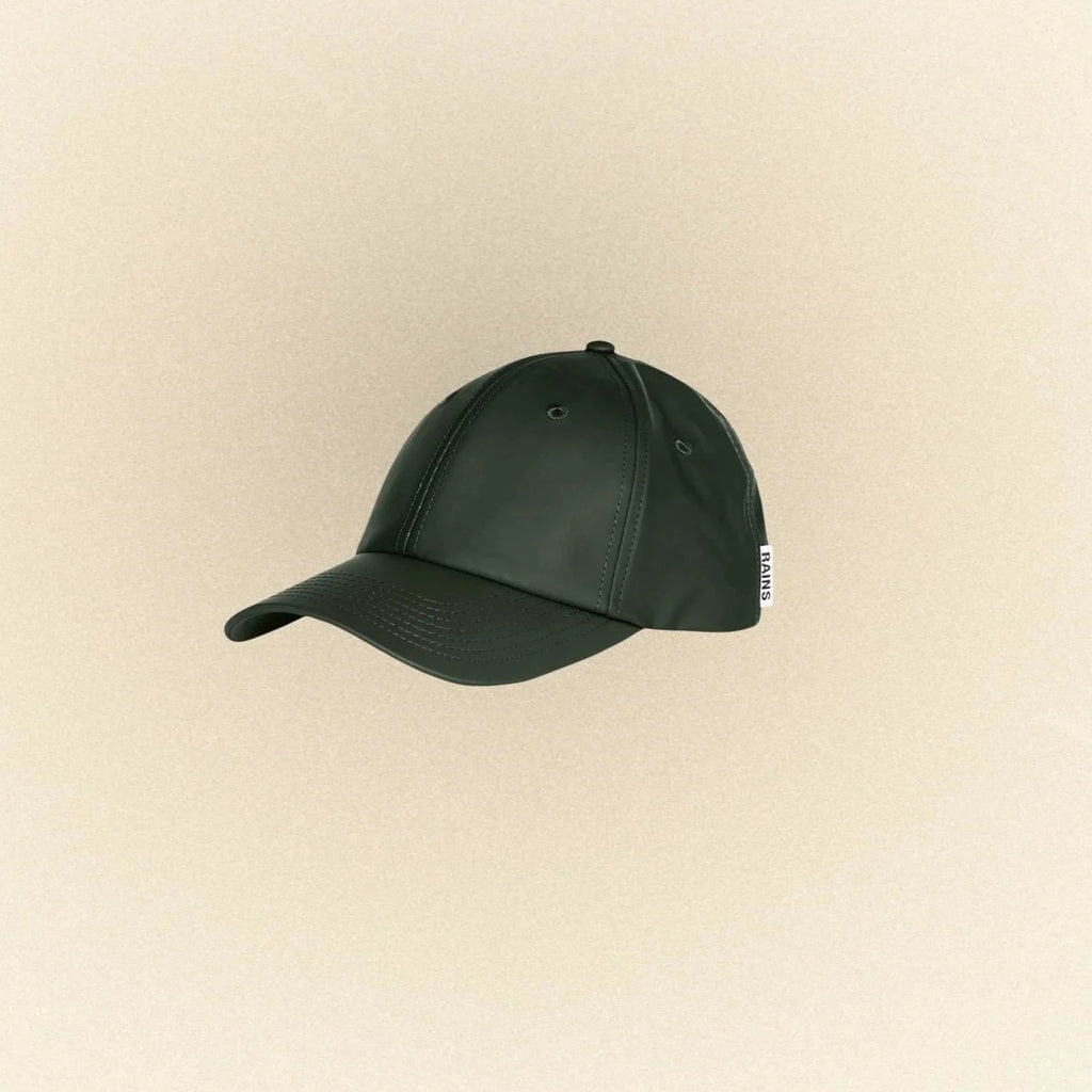 khaki dark green waterproof cap by Rains