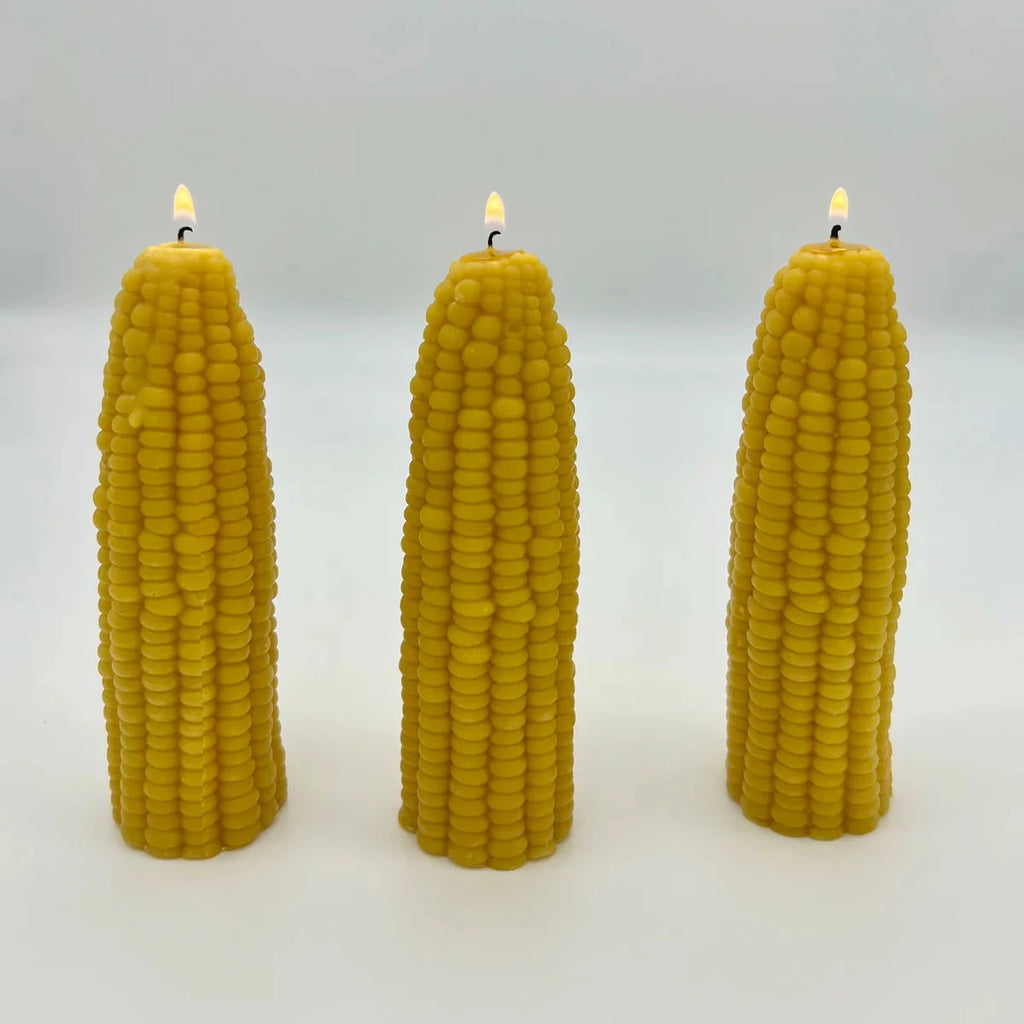 esh bougie corn on the cob beeswax candle