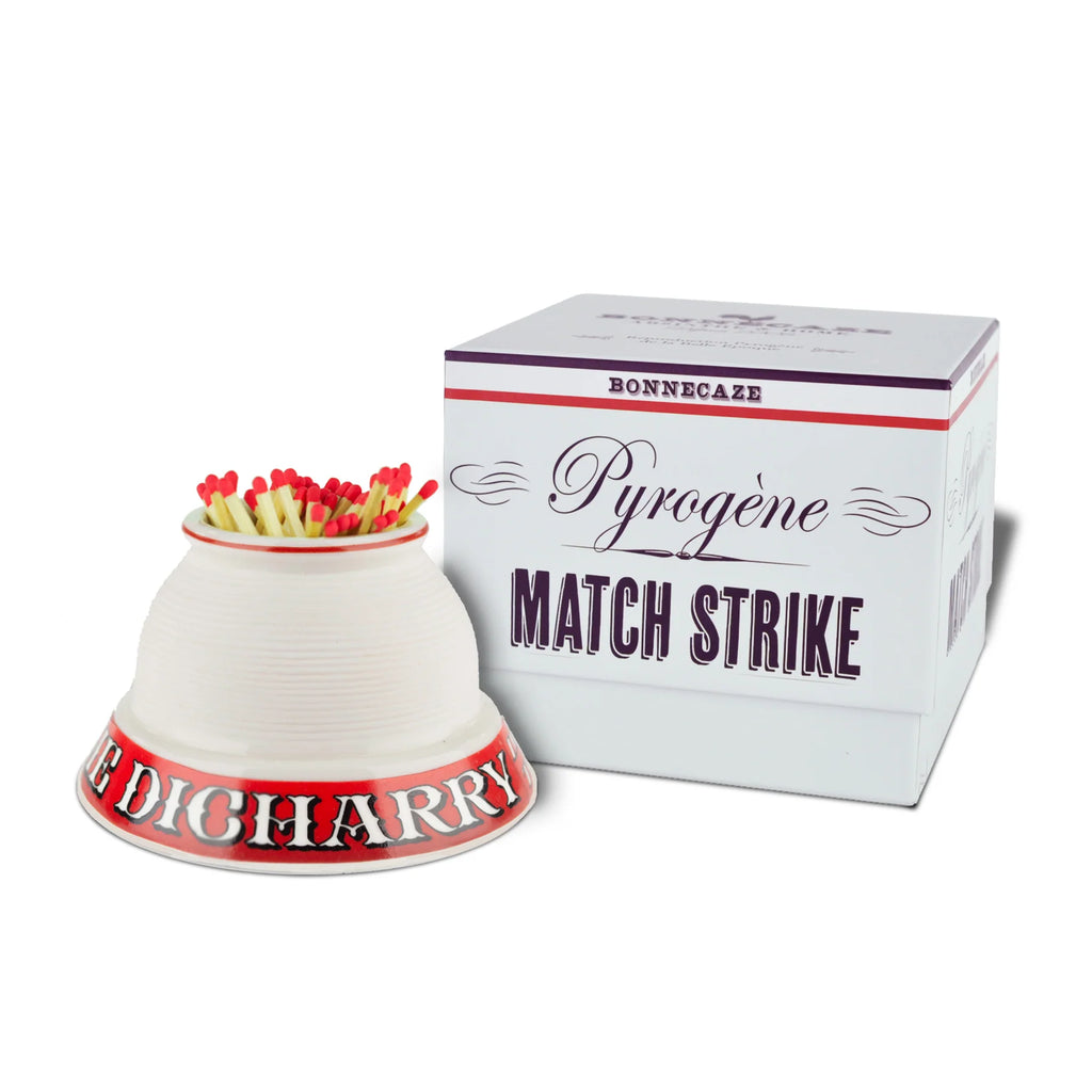 bonnecaze dicharry match strike pyrogen absinthe red white