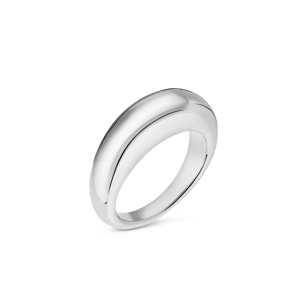 orelia LUXE Domed Ring waterproof silver