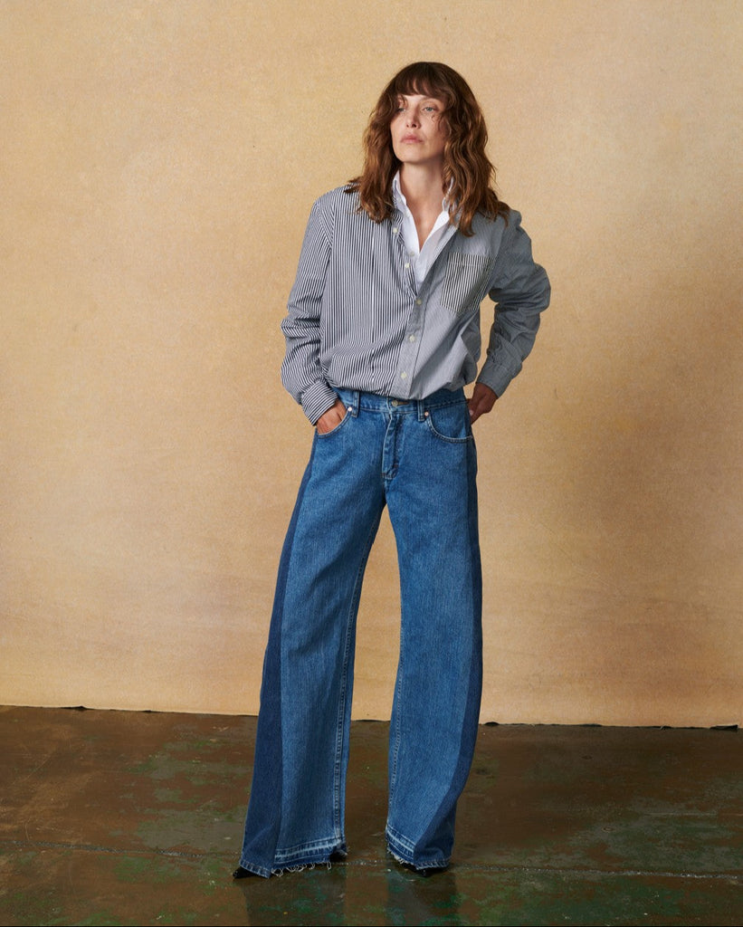 ELV denim freya wide leg slouchy low waist sustainable denim jeans