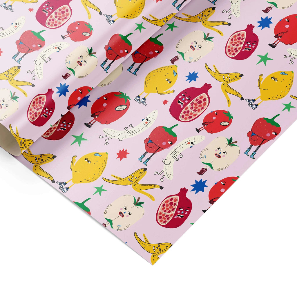 Fruity Basket wrapping paper by Eat the Moon