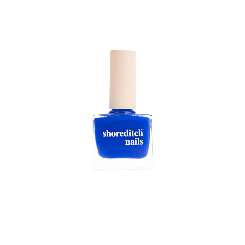 shoreditch nails hackney marshes electric bright blue nail polish