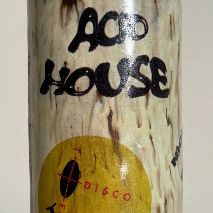 Hand-crafted ceramic incense burner by London brand Staye Studio acid house smile smiley face 