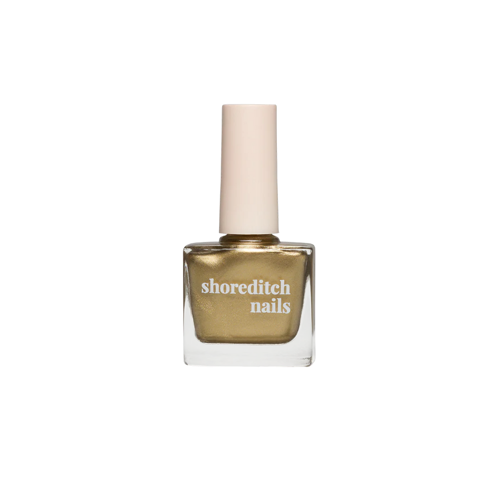 The King's Kings Road Nail Polish metallic metal gold shoreditch nails 