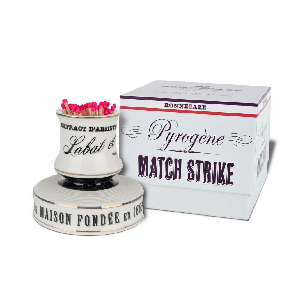 bonnecaze labat et fils match strike pyrogen absinthe black white