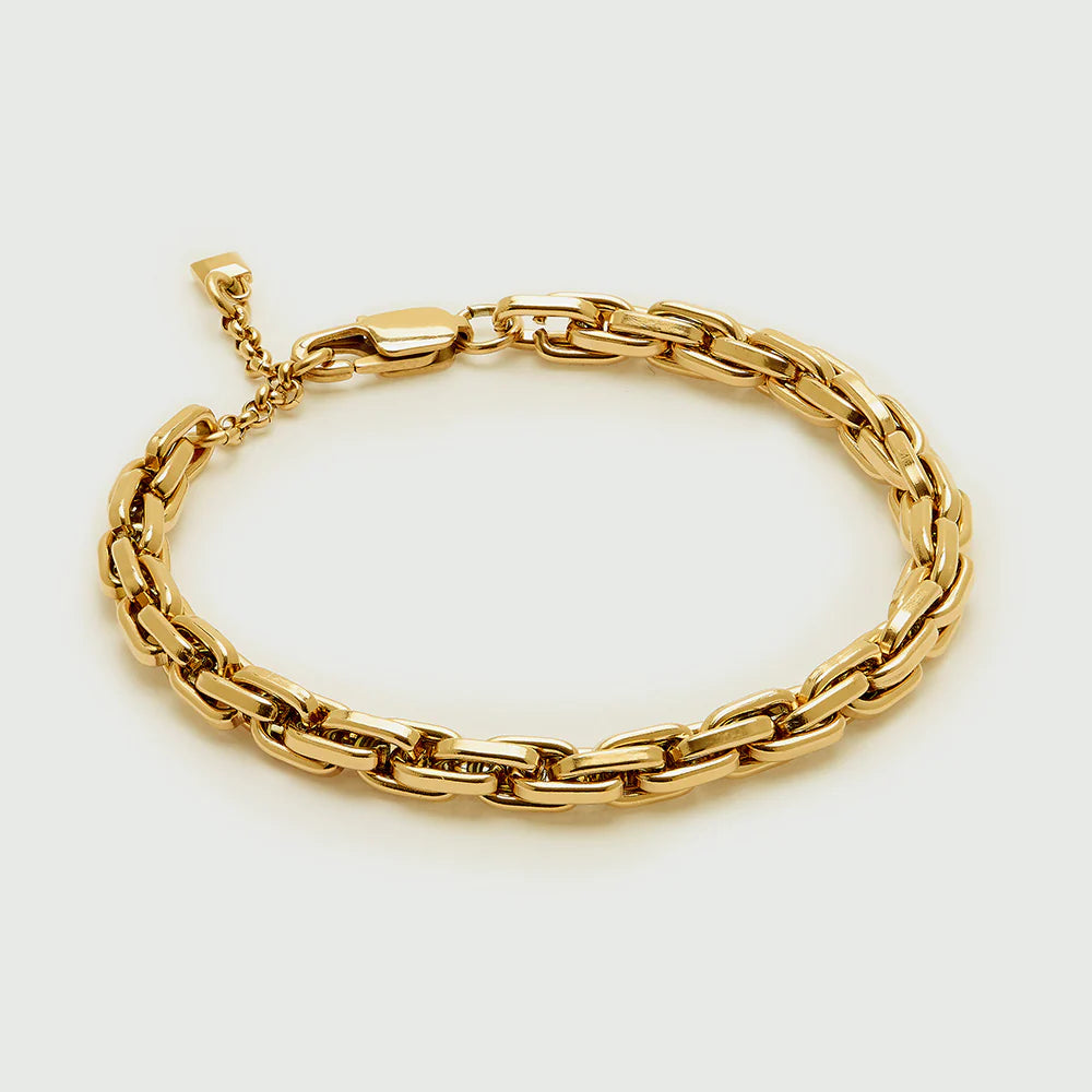 orelia LUXE Interlocking Link Chain Bracelet gold