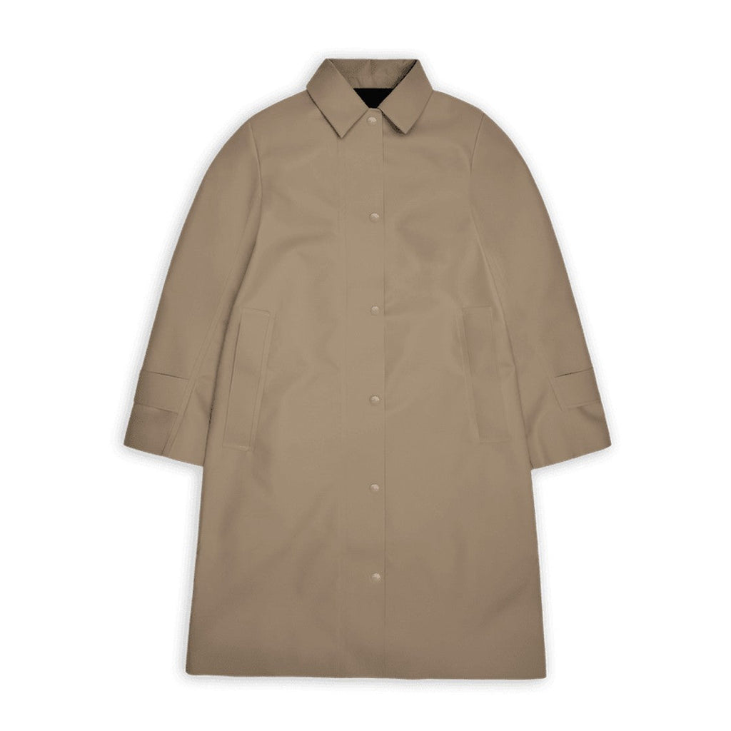 RAINS waterproof rain coat Nara long jacket beige