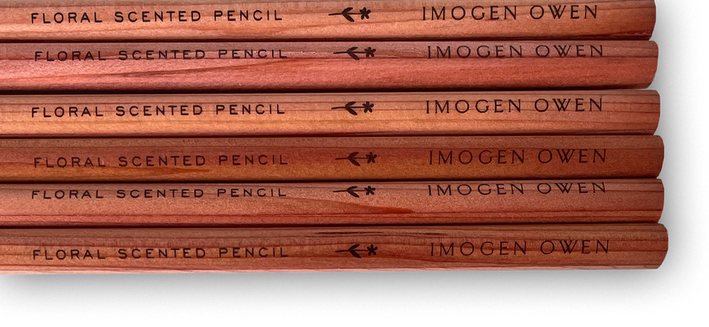 imogen owen Scented Cedarwood Pencils Fig Tree green