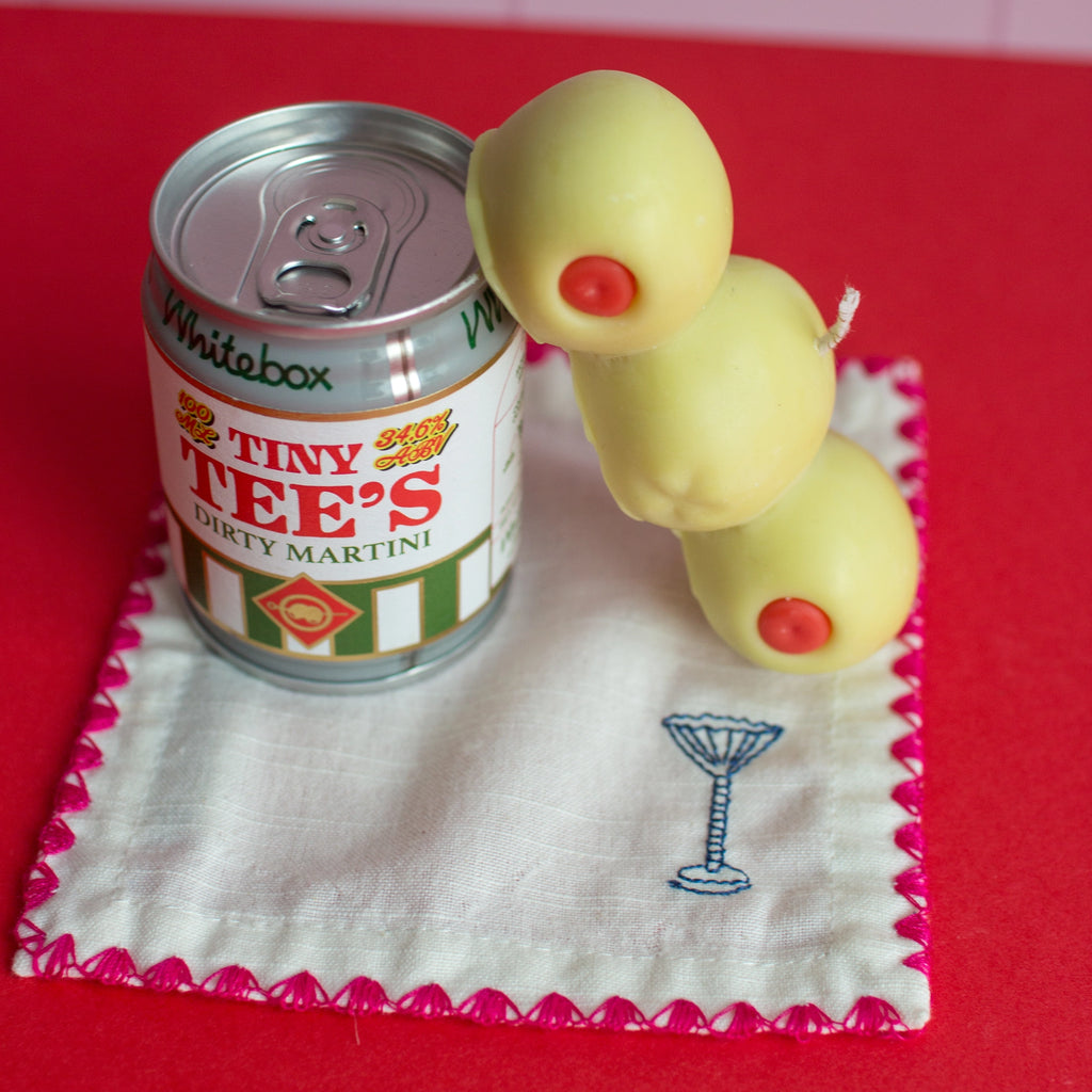 nata concept pimento olive trio candle