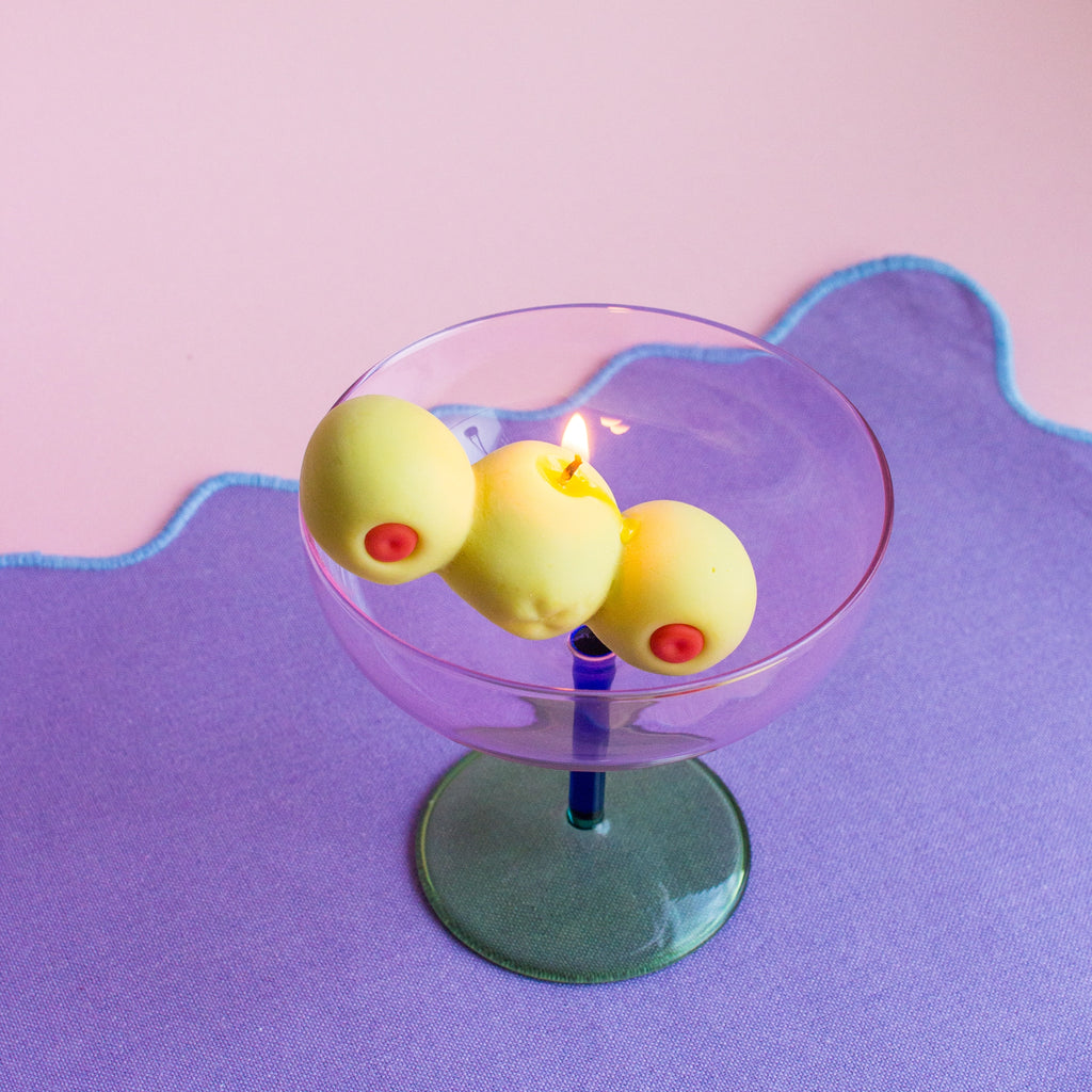 nata concept pimento olive trio candle