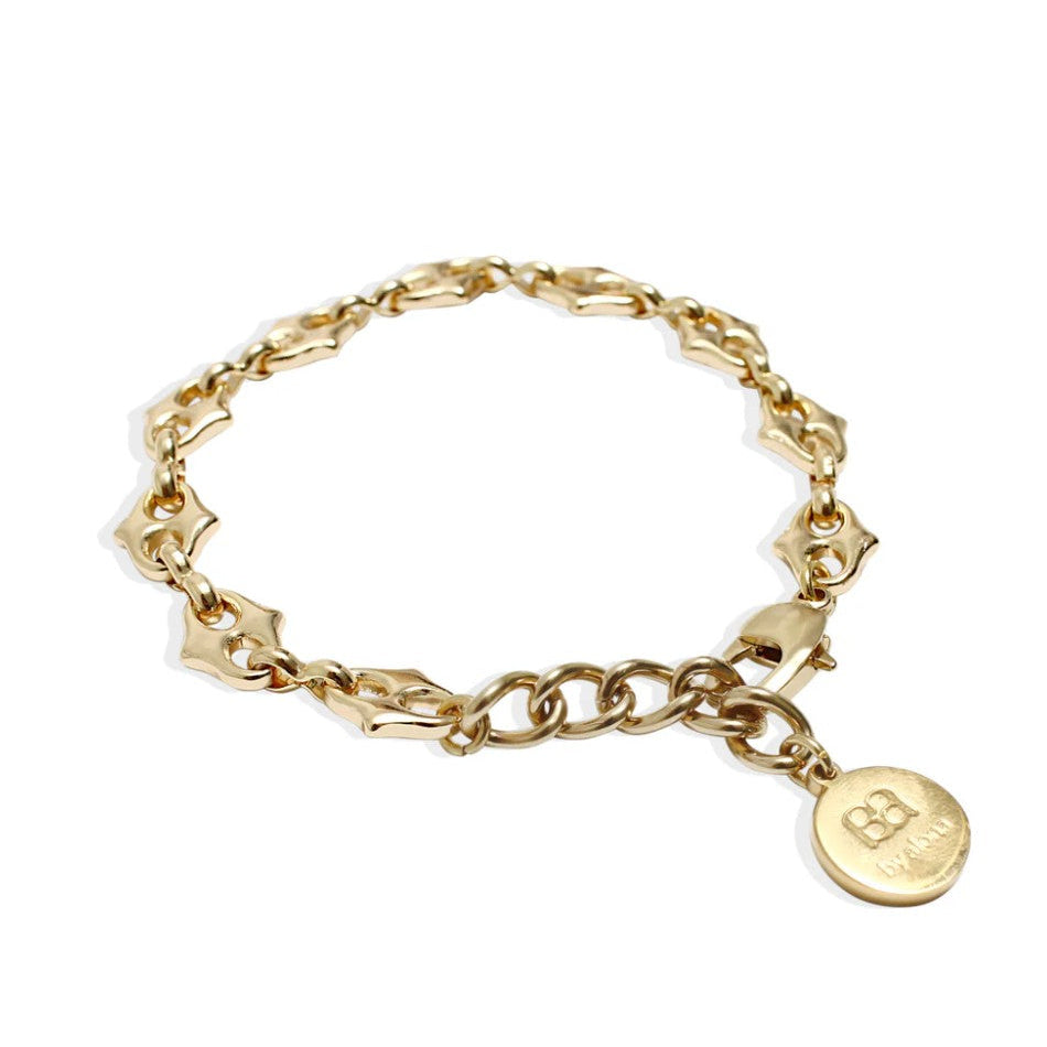 By Alona geometric chain Rae bracelet 18K gold