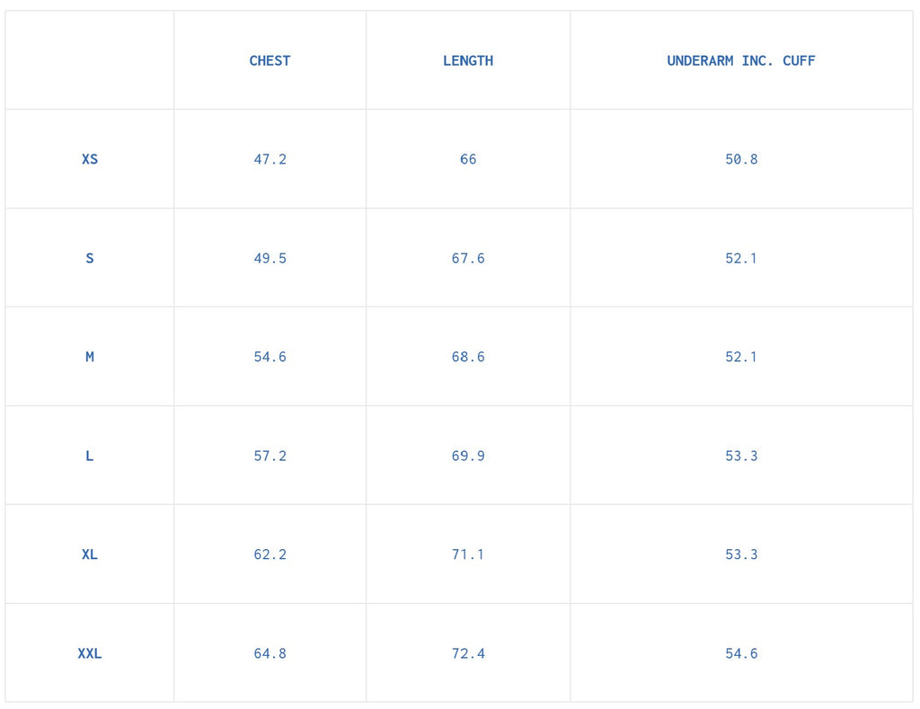hades sizing chart men's jumpers