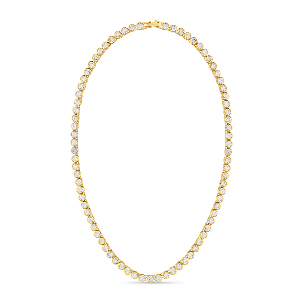 orelia LUXE Tennis Necklace gold