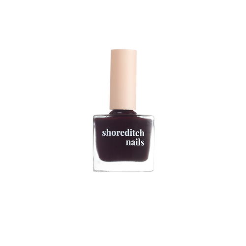 shoreditch nails The Brick Lane Nail Polish rouge noir burgundy dark red aubergine